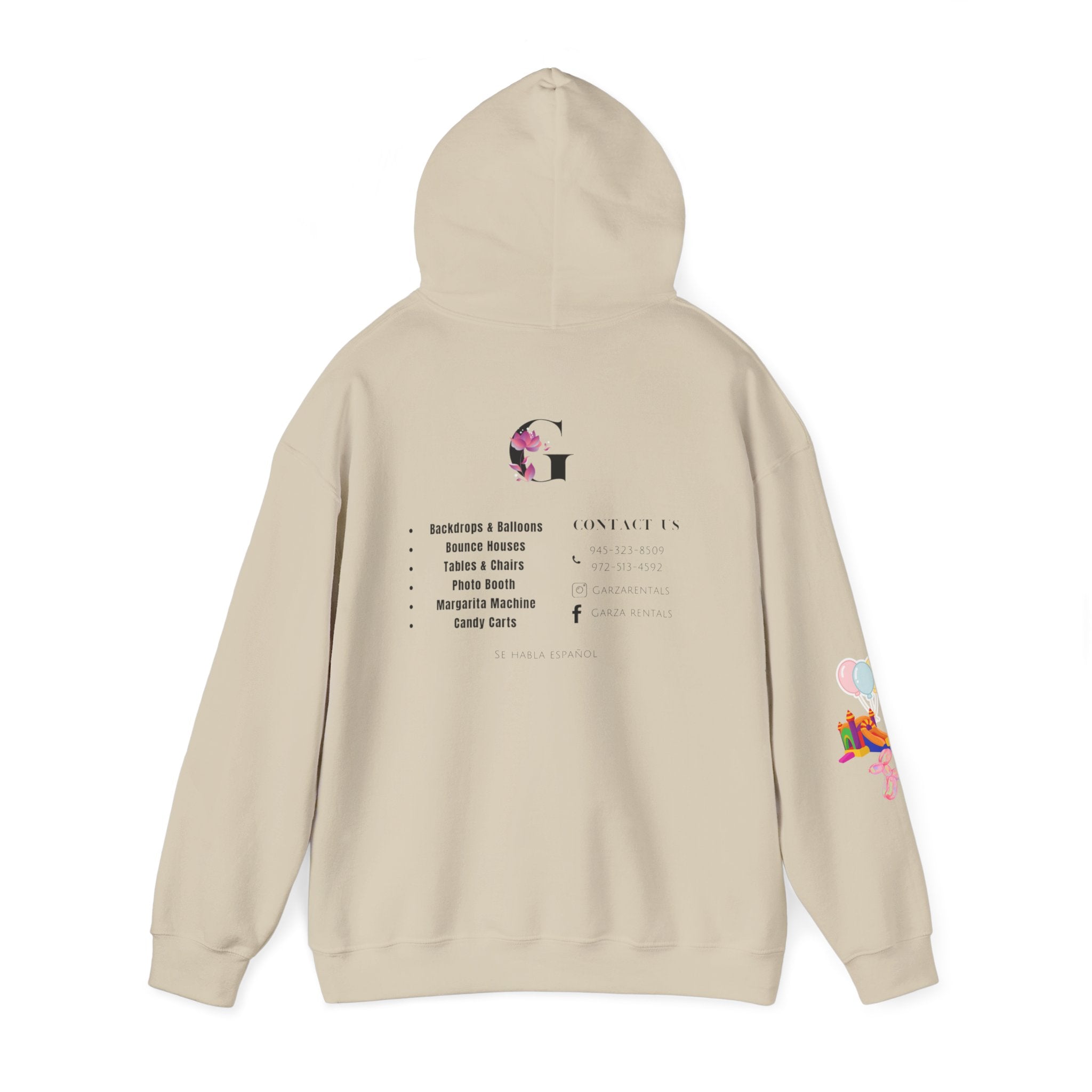 Garza Rentals Logo Hoodie — Pullover