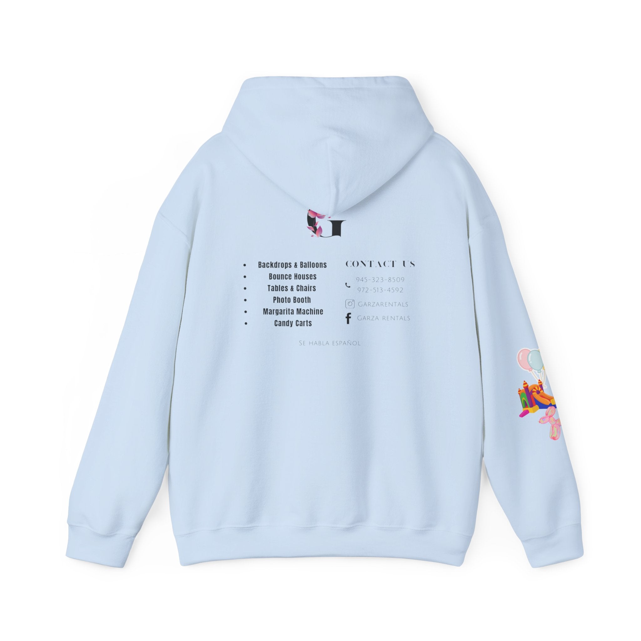 Garza Rentals Logo Hoodie — Pullover