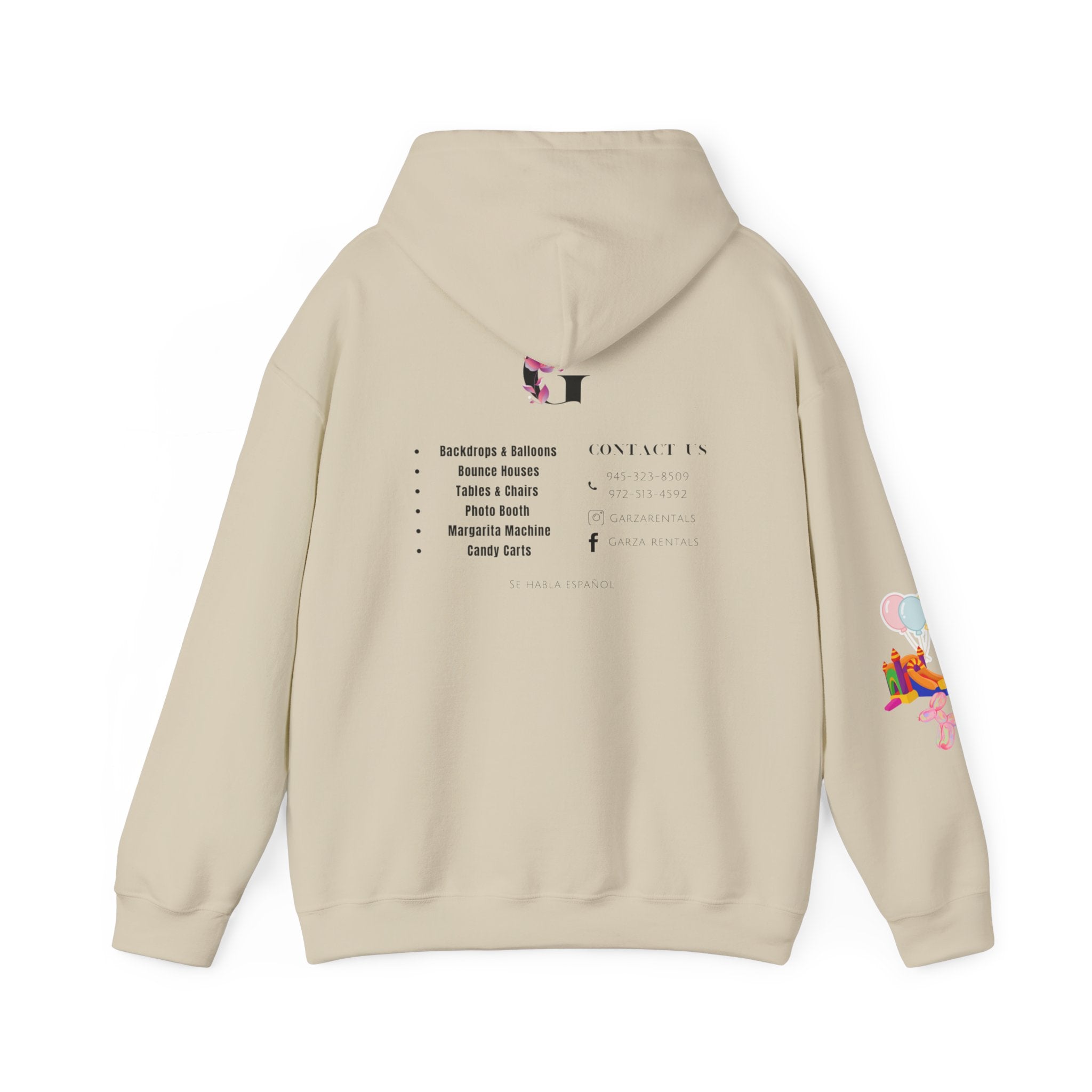 Garza Rentals Logo Hoodie — Pullover