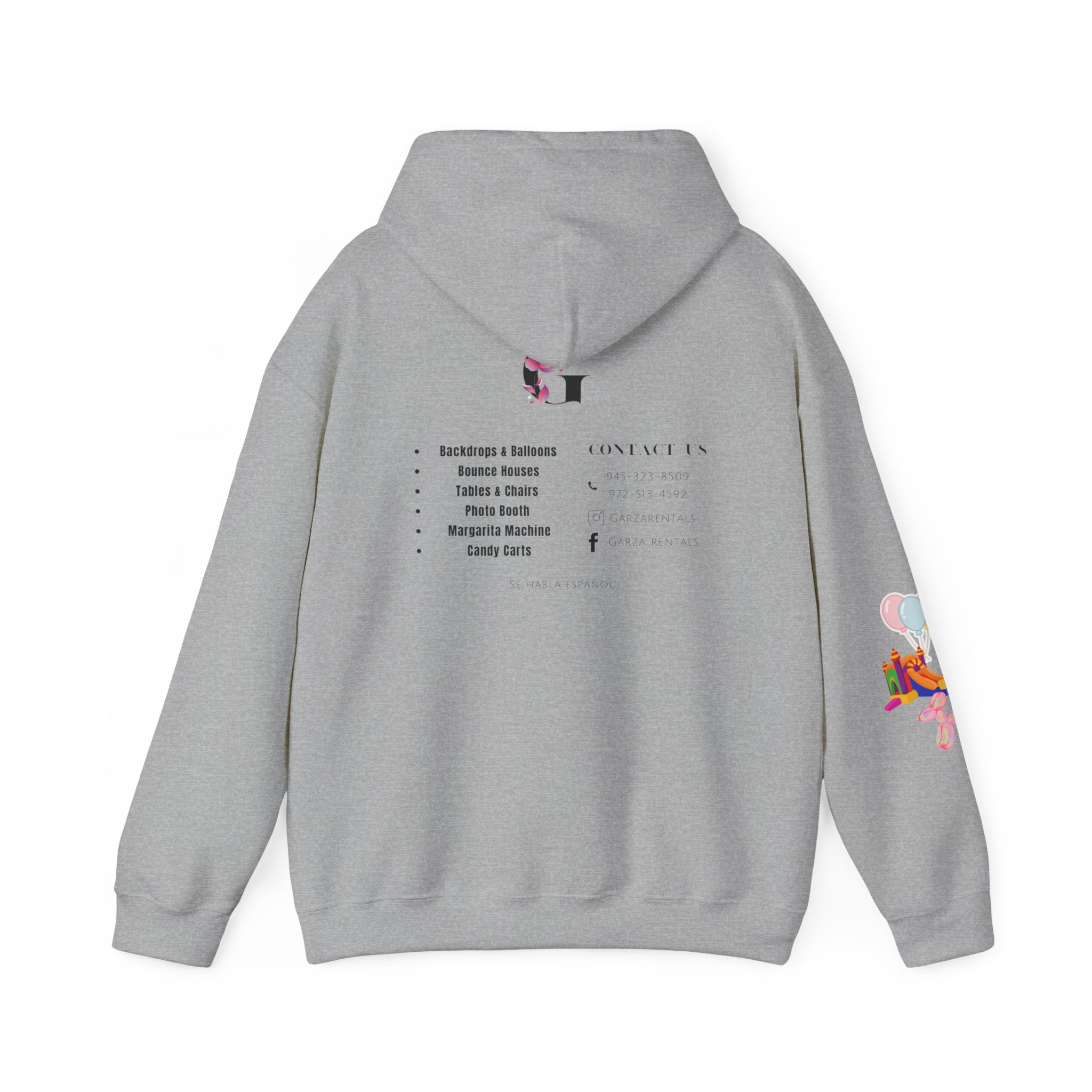 Garza Rentals Logo Hoodie — Pullover