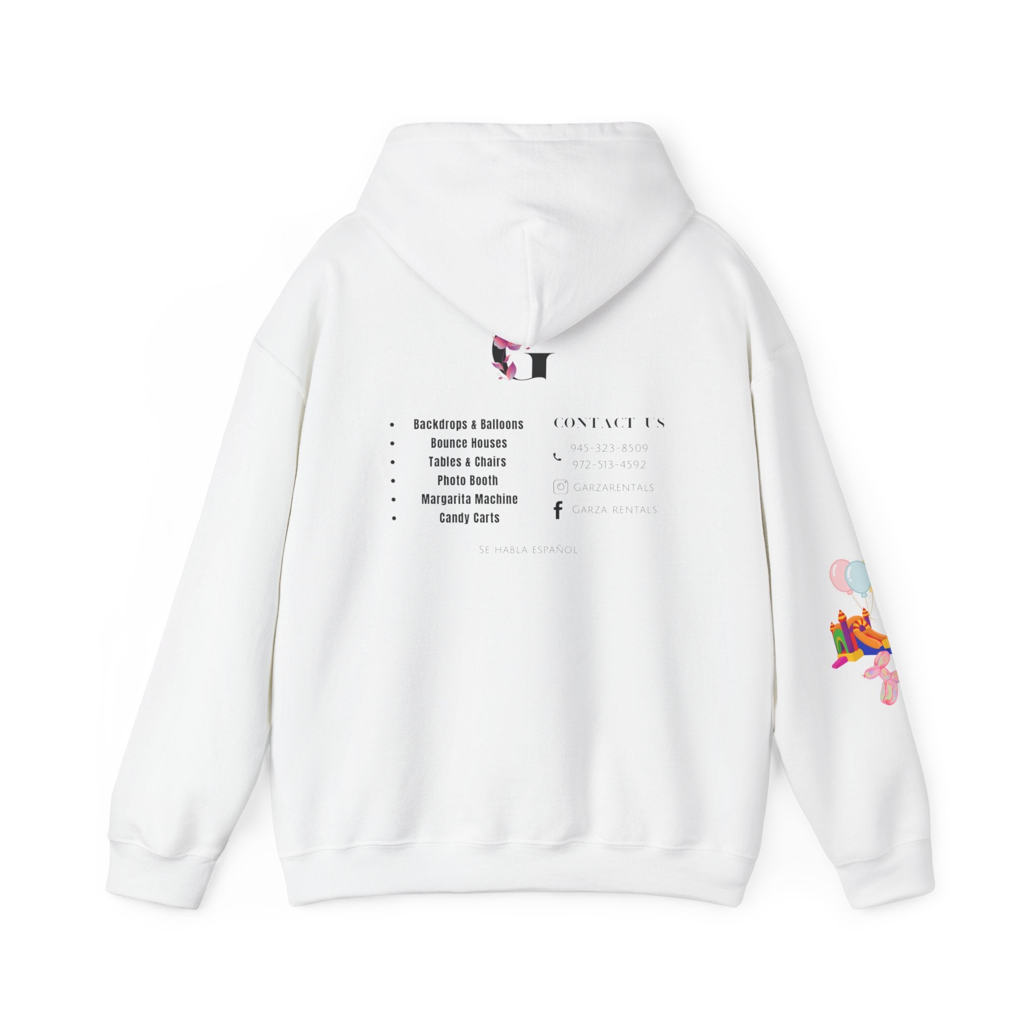 Garza Rentals Logo Hoodie — Pullover