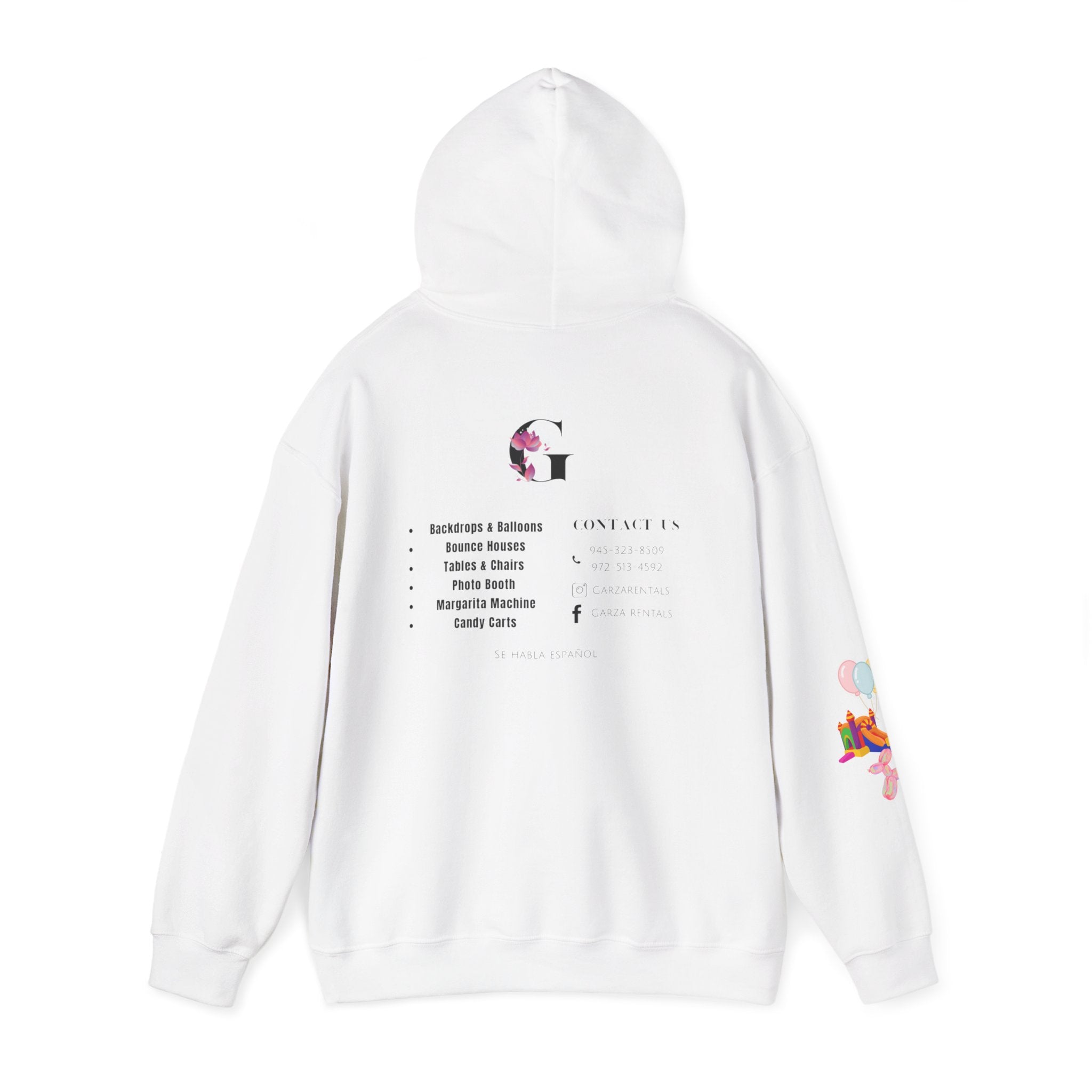 Garza Rentals Logo Hoodie — Pullover