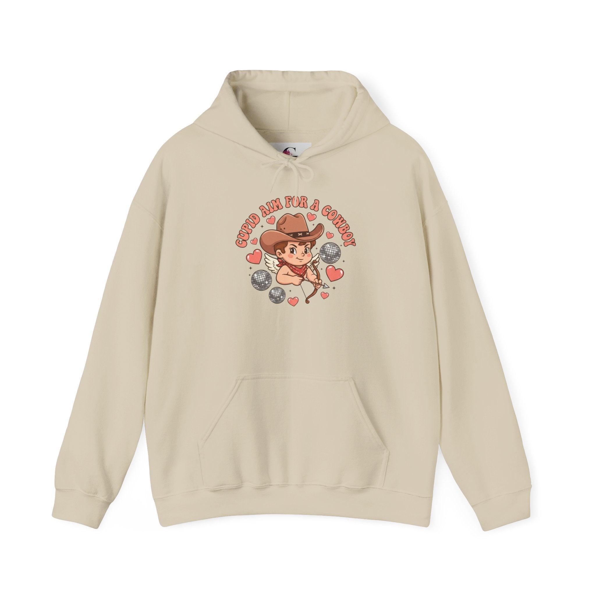 Cowgirl Heart Badge Hoodie | Western Valentine, Rope Boots Design