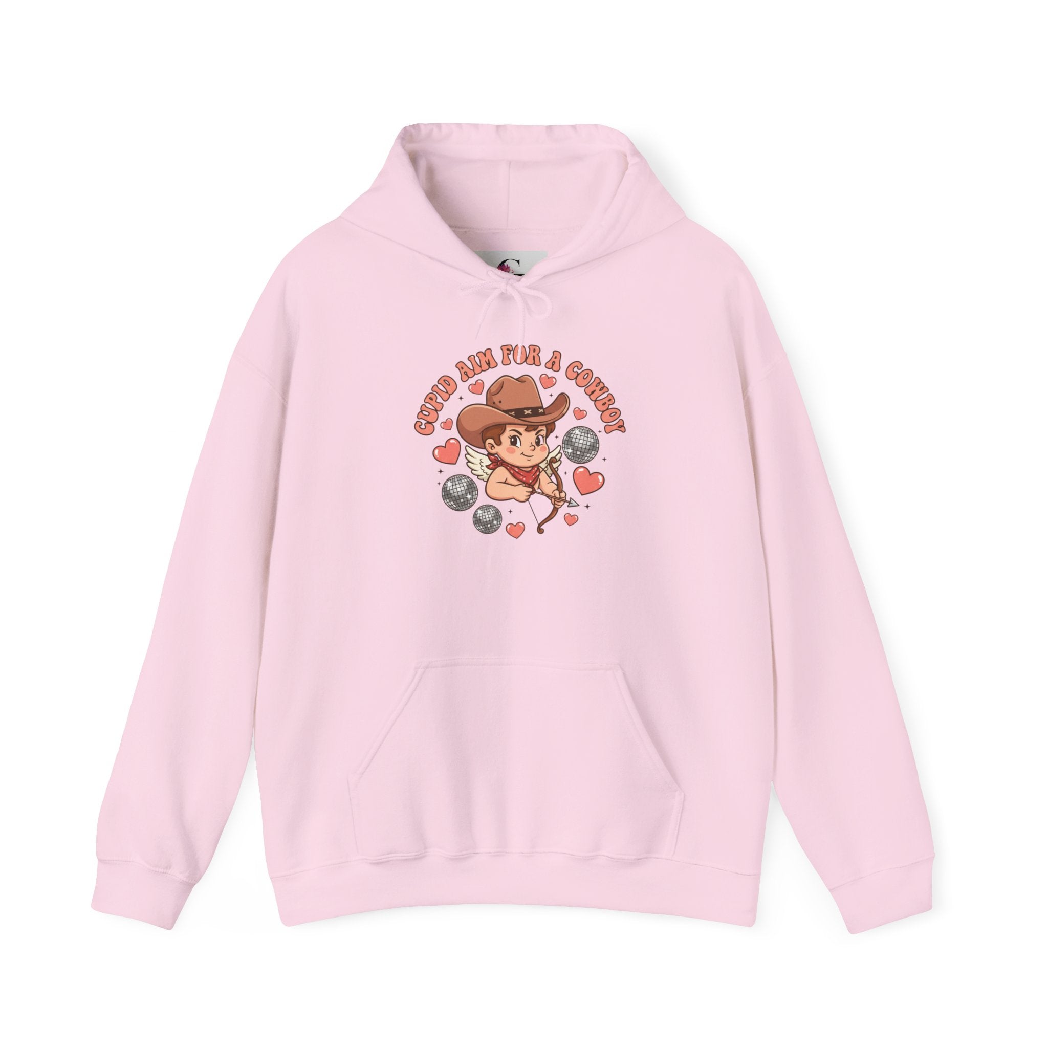 Cowgirl Heart Badge Hoodie | Western Valentine, Rope Boots Design