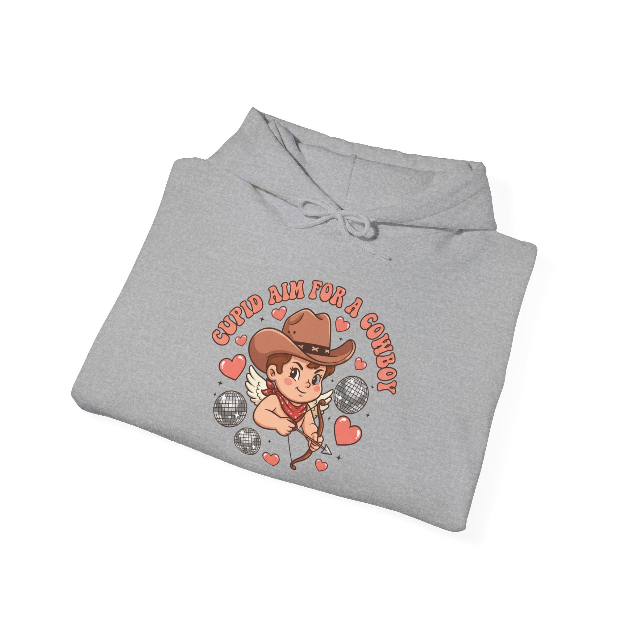 Cowgirl Heart Badge Hoodie | Western Valentine, Rope Boots Design