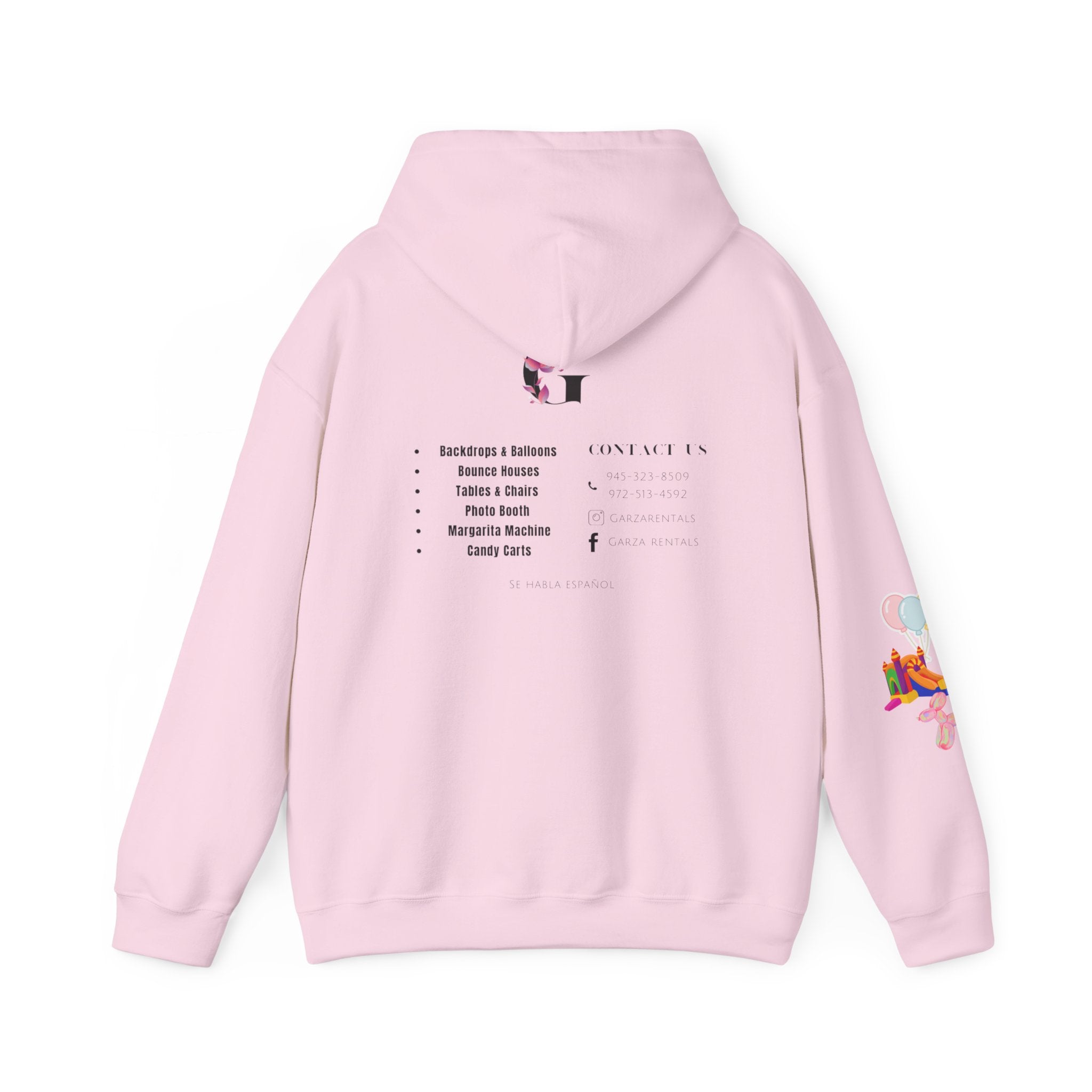 Garza Rentals Logo Hoodie — Pullover